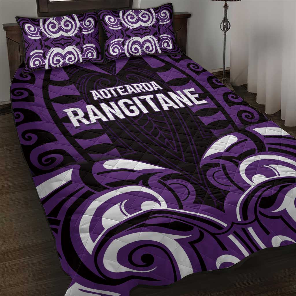 Aotearoa Rangitane Quilt Bed Set Maori Pattern New Zealand - Polynesian Pride