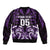 Custom Aotearoa Rangitane Sleeve Zip Bomber Jacket Maori Pattern New Zealand - Polynesian Pride