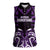 Custom Aotearoa Rangitane Women Sleeveless Polo Shirt Maori Pattern New Zealand - Polynesian Pride
