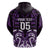 Custom Aotearoa Rangitane Zip Hoodie Maori Pattern New Zealand - Polynesian Pride