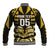 Custom Aotearoa Taranaki Baseball Jacket Maori Pattern New Zealand - Polynesian Pride