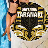 Aotearoa Taranaki Beach Blanket Maori Pattern New Zealand - Polynesian Pride
