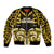 Custom Aotearoa Taranaki Bomber Jacket Maori Pattern New Zealand - Polynesian Pride