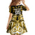 Custom Aotearoa Taranaki Family Matching Off The Shoulder Long Sleeve Dress and Hawaiian Shirt Maori Pattern New Zealand - Polynesian Pride