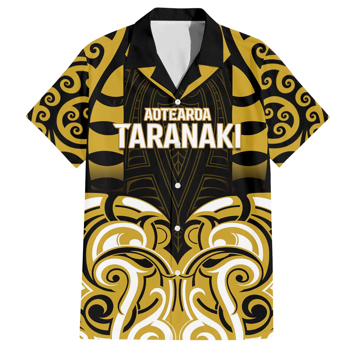 Custom Aotearoa Taranaki Family Matching Off The Shoulder Long Sleeve Dress and Hawaiian Shirt Maori Pattern New Zealand - Polynesian Pride