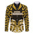 Custom Aotearoa Taranaki Family Matching Off The Shoulder Long Sleeve Dress and Hawaiian Shirt Maori Pattern New Zealand - Polynesian Pride