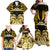 Custom Aotearoa Taranaki Family Matching Off Shoulder Maxi Dress and Hawaiian Shirt Maori Pattern New Zealand - Polynesian Pride