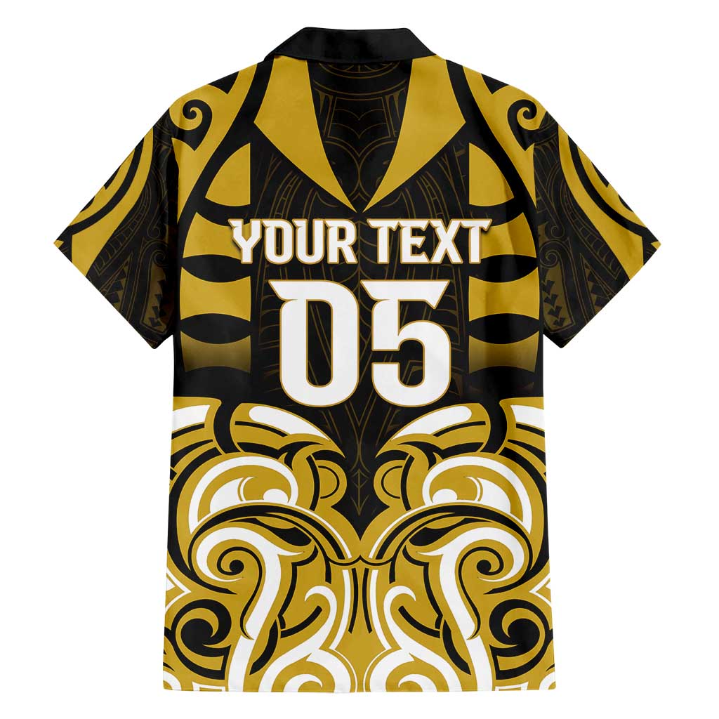 Custom Aotearoa Taranaki Family Matching Off Shoulder Short Dress and Hawaiian Shirt Maori Pattern New Zealand DT05 - Polynesian Pride