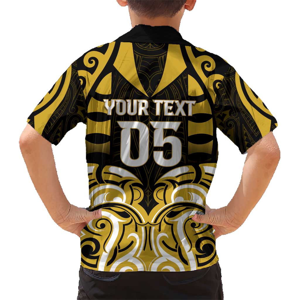 Custom Aotearoa Taranaki Family Matching Short Sleeve Bodycon Dress and Hawaiian Shirt Maori Pattern New Zealand DT05 - Polynesian Pride