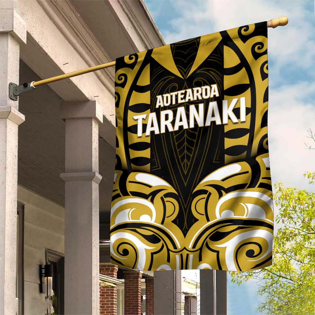Aotearoa Taranaki Garden Flag Maori Pattern New Zealand - Polynesian Pride