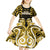Custom Aotearoa Taranaki Kid Short Sleeve Dress Maori Pattern New Zealand - Polynesian Pride