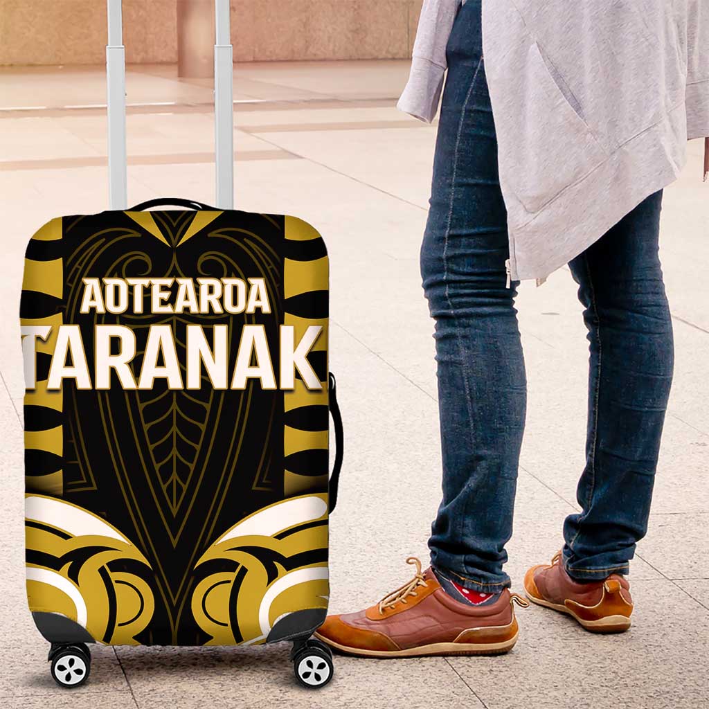 Aotearoa Taranaki Luggage Cover Maori Pattern New Zealand - Polynesian Pride