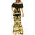 Custom Aotearoa Taranaki Mermaid Dress Maori Pattern New Zealand - Polynesian Pride