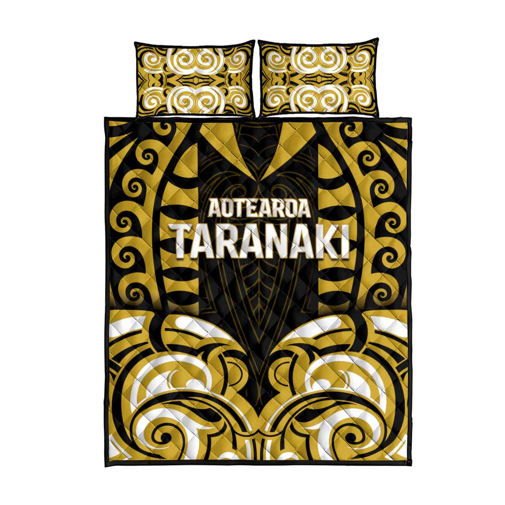 Aotearoa Taranaki Quilt Bed Set Maori Pattern New Zealand - Polynesian Pride