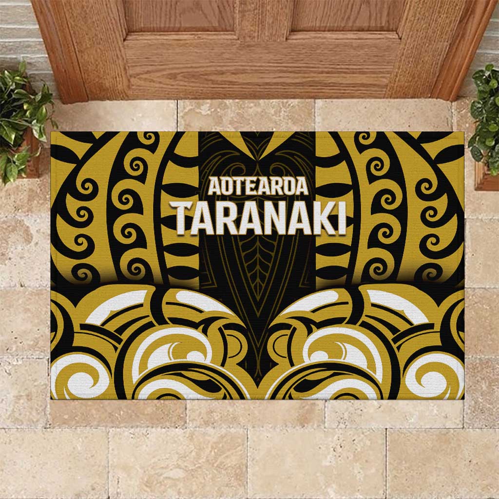 Aotearoa Taranaki Rubber Doormat Maori Pattern New Zealand - Polynesian Pride