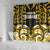 Aotearoa Taranaki Shower Curtain Maori Pattern New Zealand - Polynesian Pride