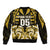 Custom Aotearoa Taranaki Sleeve Zip Bomber Jacket Maori Pattern New Zealand - Polynesian Pride