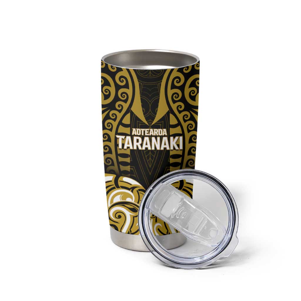 Custom Aotearoa Taranaki Tumbler Cup Maori Pattern New Zealand - Polynesian Pride