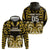 Custom Aotearoa Taranaki Zip Hoodie Maori Pattern New Zealand - Polynesian Pride