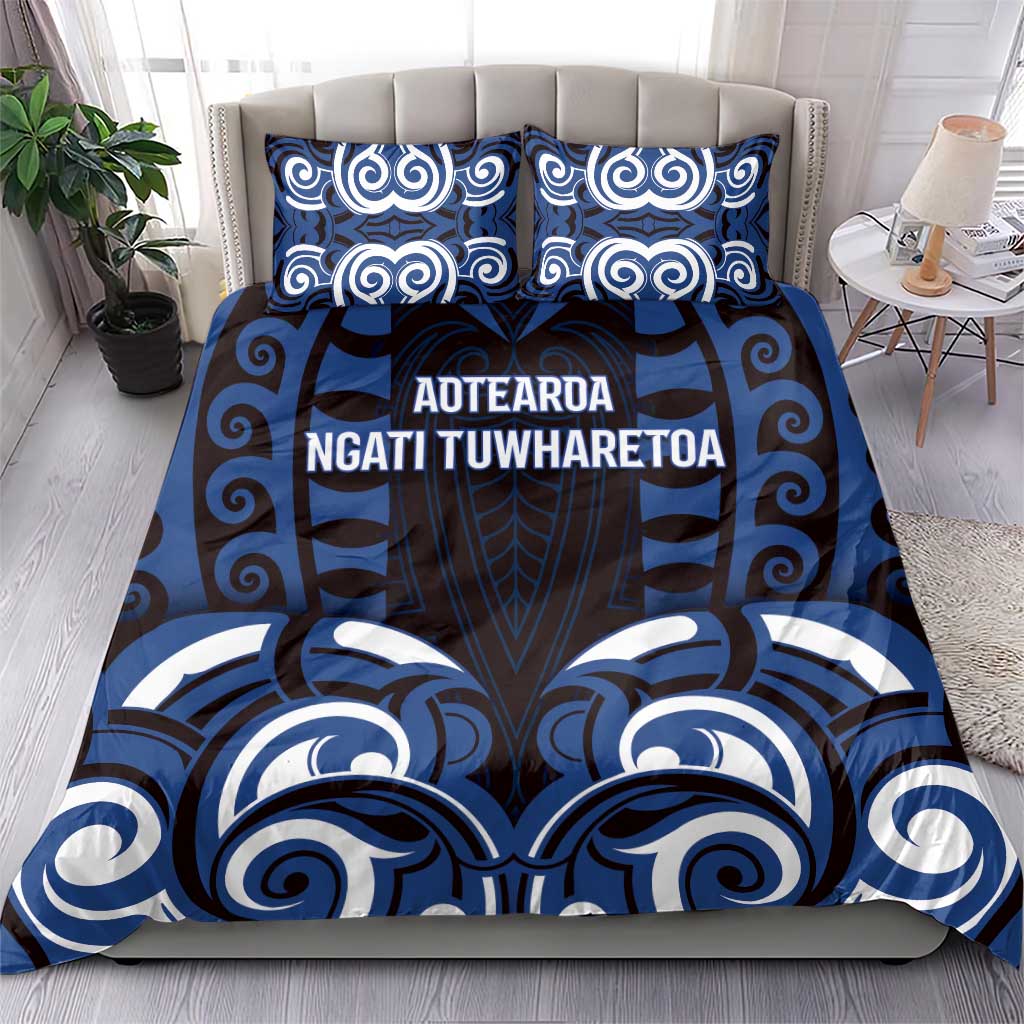 Aotearoa Ngati Tuwharetoa Bedding Set Maori Pattern New Zealand - Polynesian Pride
