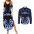 Custom Aotearoa Ngati Tuwharetoa Couples Matching Summer Maxi Dress and Long Sleeve Button Shirt Maori Pattern New Zealand - Polynesian Pride