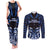 Custom Aotearoa Ngati Tuwharetoa Couples Matching Tank Maxi Dress and Long Sleeve Button Shirt Maori Pattern New Zealand - Polynesian Pride
