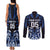 Custom Aotearoa Ngati Tuwharetoa Couples Matching Tank Maxi Dress and Long Sleeve Button Shirt Maori Pattern New Zealand - Polynesian Pride