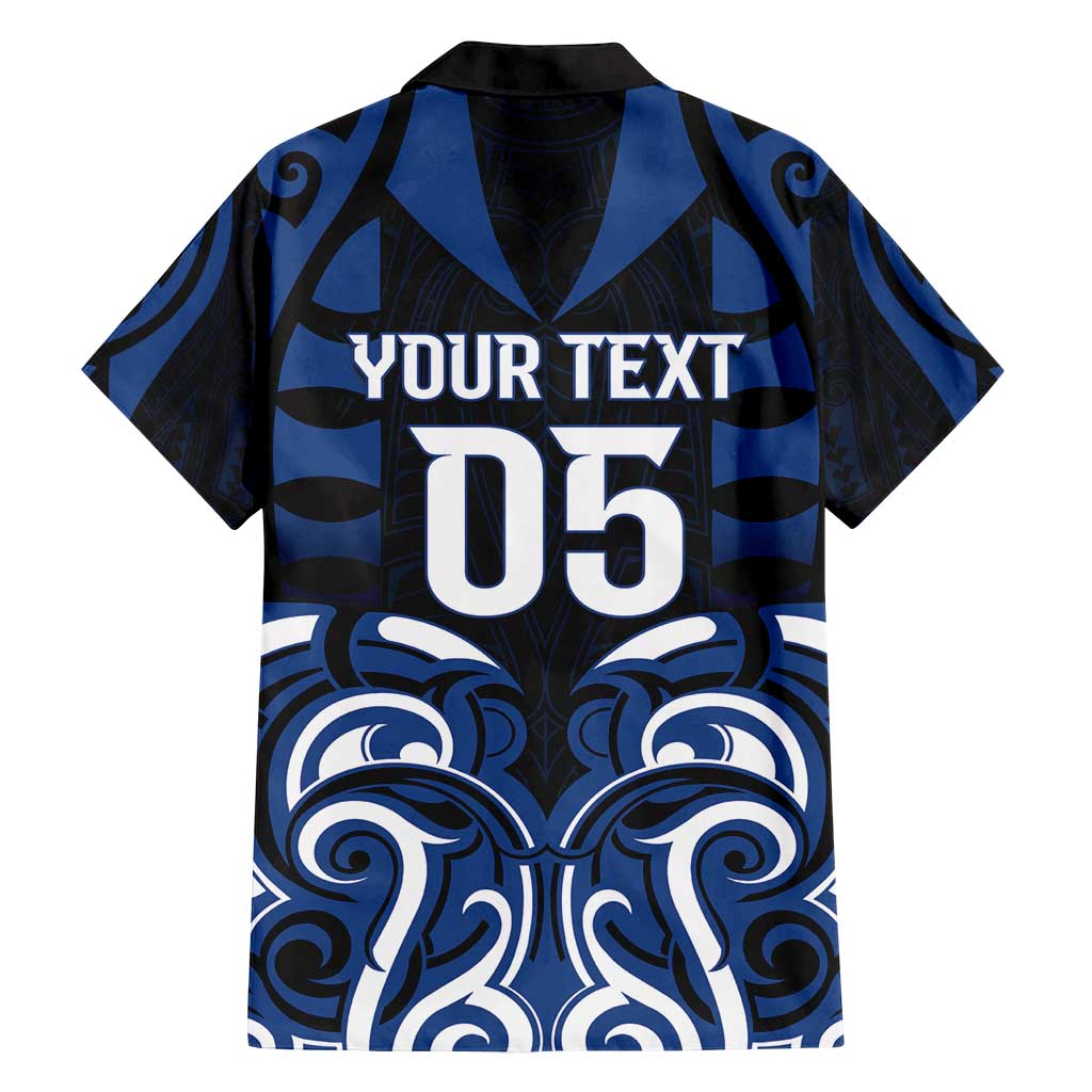 Custom Aotearoa Ngati Tuwharetoa Family Matching Off Shoulder Short Dress and Hawaiian Shirt Maori Pattern New Zealand - Polynesian Pride