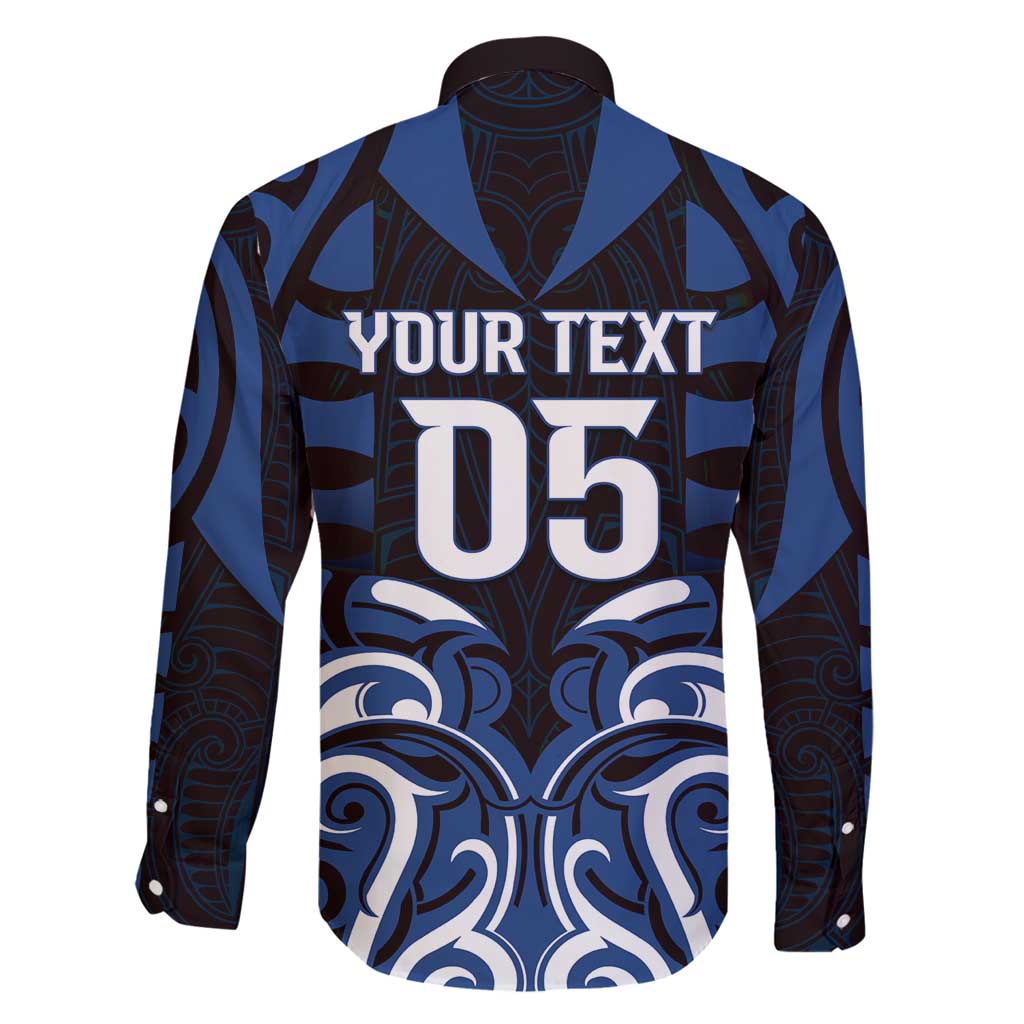 Custom Aotearoa Ngati Tuwharetoa Family Matching Off Shoulder Short Dress and Hawaiian Shirt Maori Pattern New Zealand - Polynesian Pride