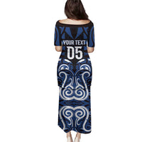 Custom Aotearoa Ngati Tuwharetoa Family Matching Puletasi and Hawaiian Shirt Maori Pattern New Zealand DT05 - Polynesian Pride