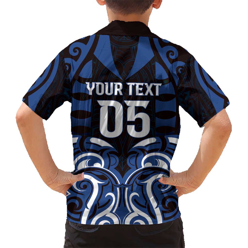 Custom Aotearoa Ngati Tuwharetoa Family Matching Short Sleeve Bodycon Dress and Hawaiian Shirt Maori Pattern New Zealand DT05 - Polynesian Pride