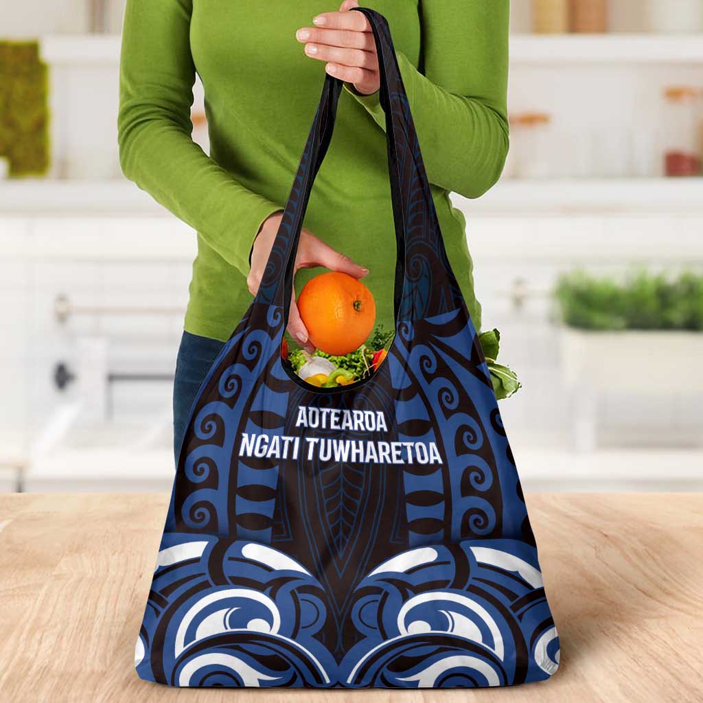 Aotearoa Ngati Tuwharetoa Grocery Bag Maori Pattern New Zealand - Polynesian Pride