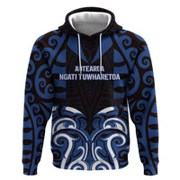 Custom Aotearoa Ngati Tuwharetoa Hoodie Maori Pattern New Zealand - Polynesian Pride
