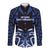 Custom Aotearoa Ngati Tuwharetoa Long Sleeve Button Shirt Maori Pattern New Zealand - Polynesian Pride