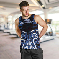 Custom Aotearoa Ngati Tuwharetoa Men Tank Top Maori Pattern New Zealand - Polynesian Pride