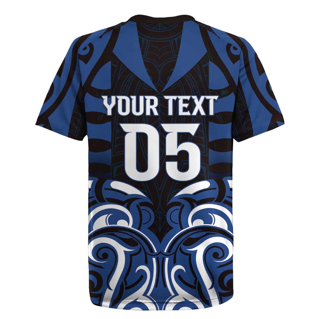 Custom Aotearoa Ngati Tuwharetoa Rugby Jersey Maori Pattern New Zealand - Polynesian Pride