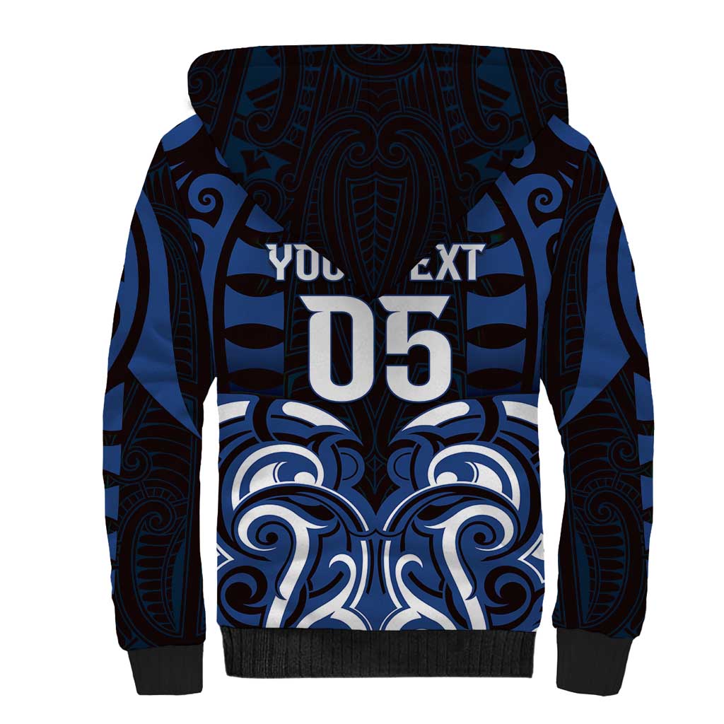 Custom Aotearoa Ngati Tuwharetoa Sherpa Hoodie Maori Pattern New Zealand - Polynesian Pride