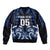 Custom Aotearoa Ngati Tuwharetoa Sleeve Zip Bomber Jacket Maori Pattern New Zealand - Polynesian Pride