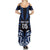 Custom Aotearoa Ngati Tuwharetoa Summer Maxi Dress Maori Pattern New Zealand - Polynesian Pride