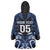 Custom Aotearoa Ngati Tuwharetoa Wearable Blanket Hoodie Maori Pattern New Zealand - Polynesian Pride