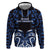 Custom Aotearoa Ngati Tuwharetoa Zip Hoodie Maori Pattern New Zealand - Polynesian Pride