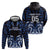 Custom Aotearoa Ngati Tuwharetoa Zip Hoodie Maori Pattern New Zealand - Polynesian Pride