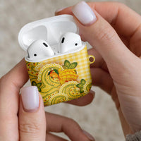 Hawaii Palaka AirPods Case Cute Ripe Mango Turtle On The Waves