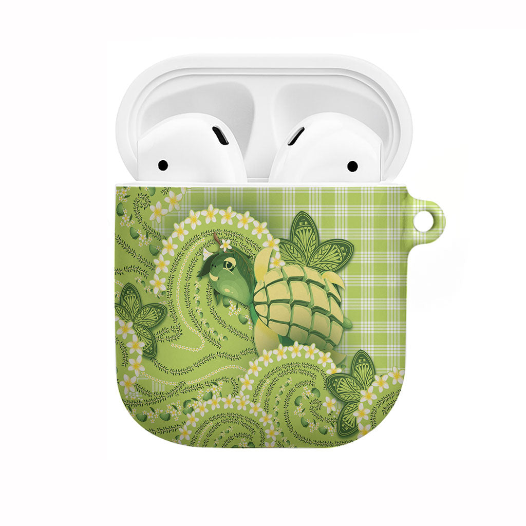 Hawaii Palaka AirPods Case Cute Green Mango Turtle On The Waves