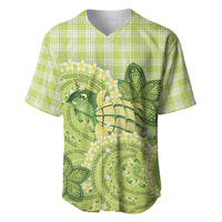 Hawaii Palaka Baseball Jersey Cute Green Mango Turtle On The Waves