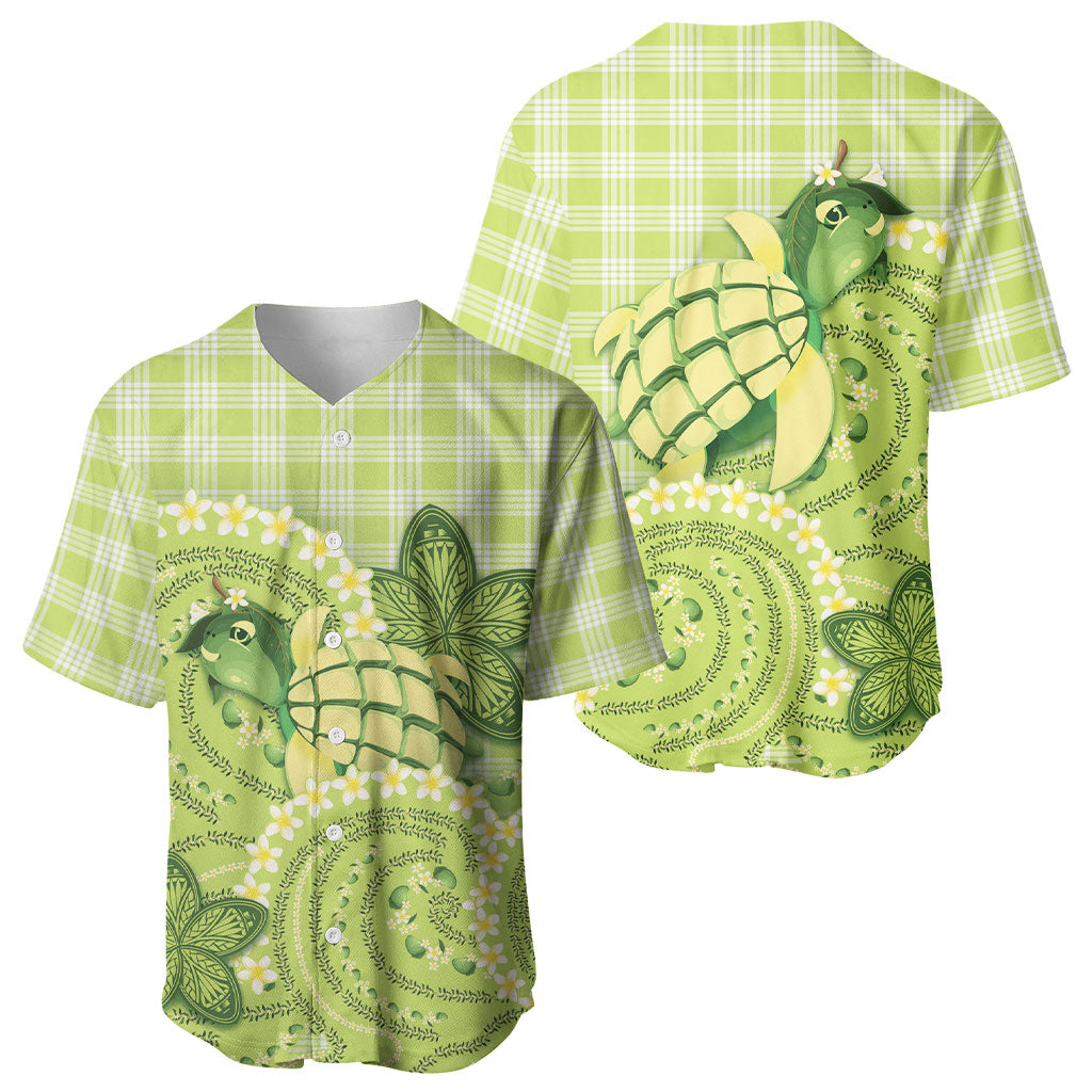Hawaii Palaka Baseball Jersey Cute Green Mango Turtle On The Waves