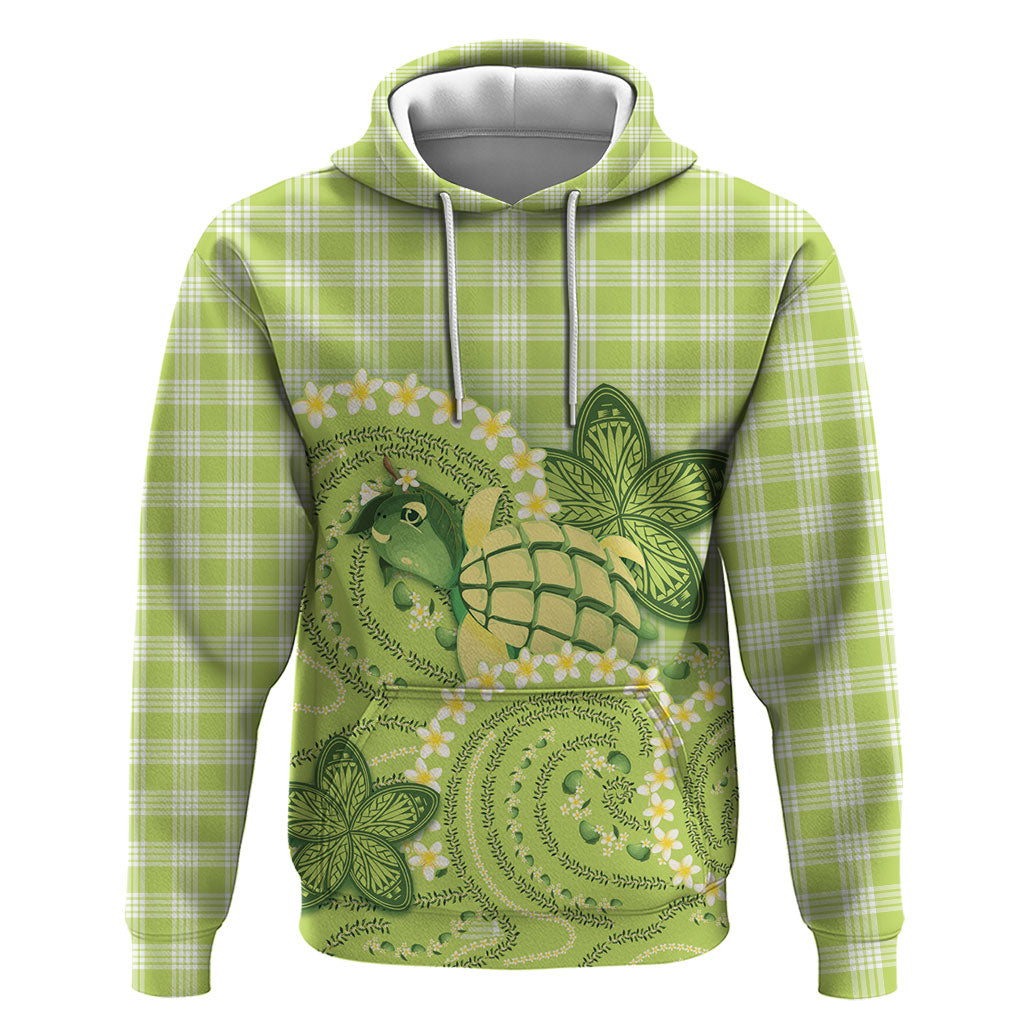 Hawaii Palaka Hoodie Cute Green Mango Turtle On The Waves