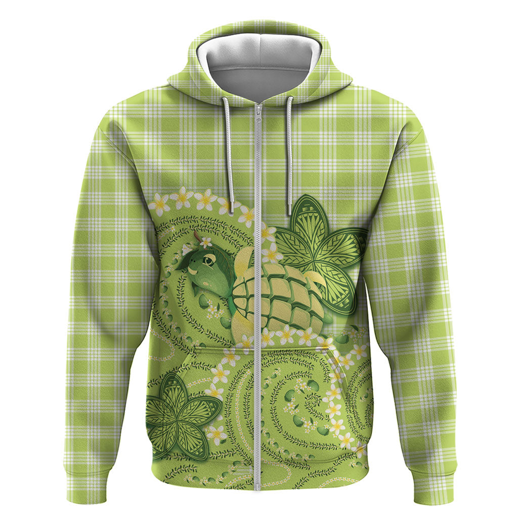 Hawaii Palaka Hoodie Cute Green Mango Turtle On The Waves