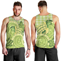 Hawaii Palaka Men Tank Top Cute Green Mango Turtle On The Waves