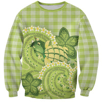 Hawaii Palaka Sweatshirt Cute Green Mango Turtle On The Waves